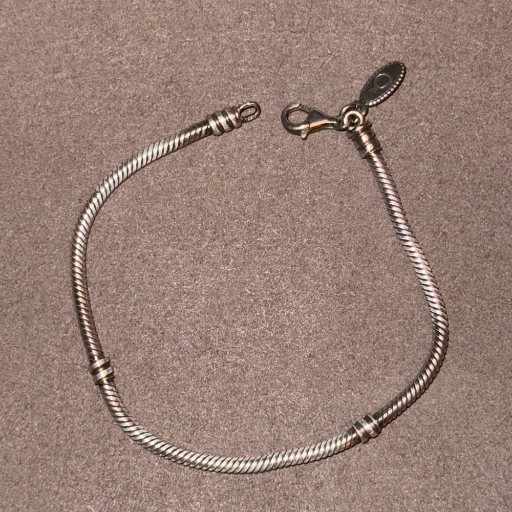 Pandora sterling silver charm bracelet